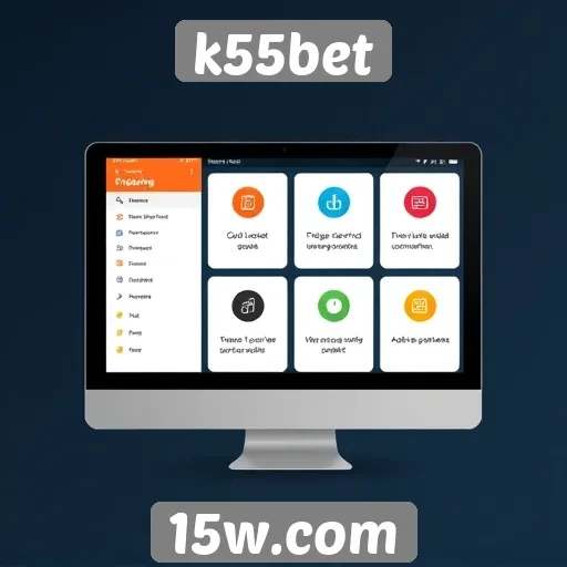 Avaliação da interface do usuário no k55bet